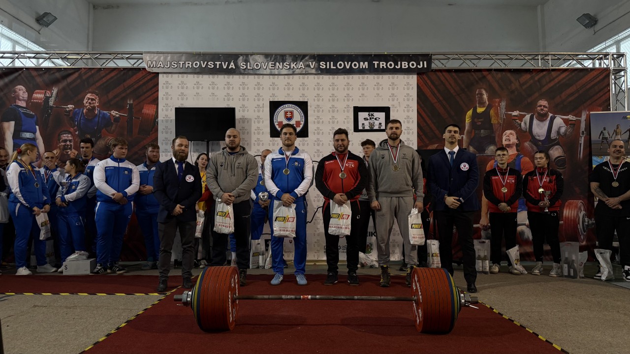 Majstrovstvá SR v silovom trojboji Open a Masters Častá 2026