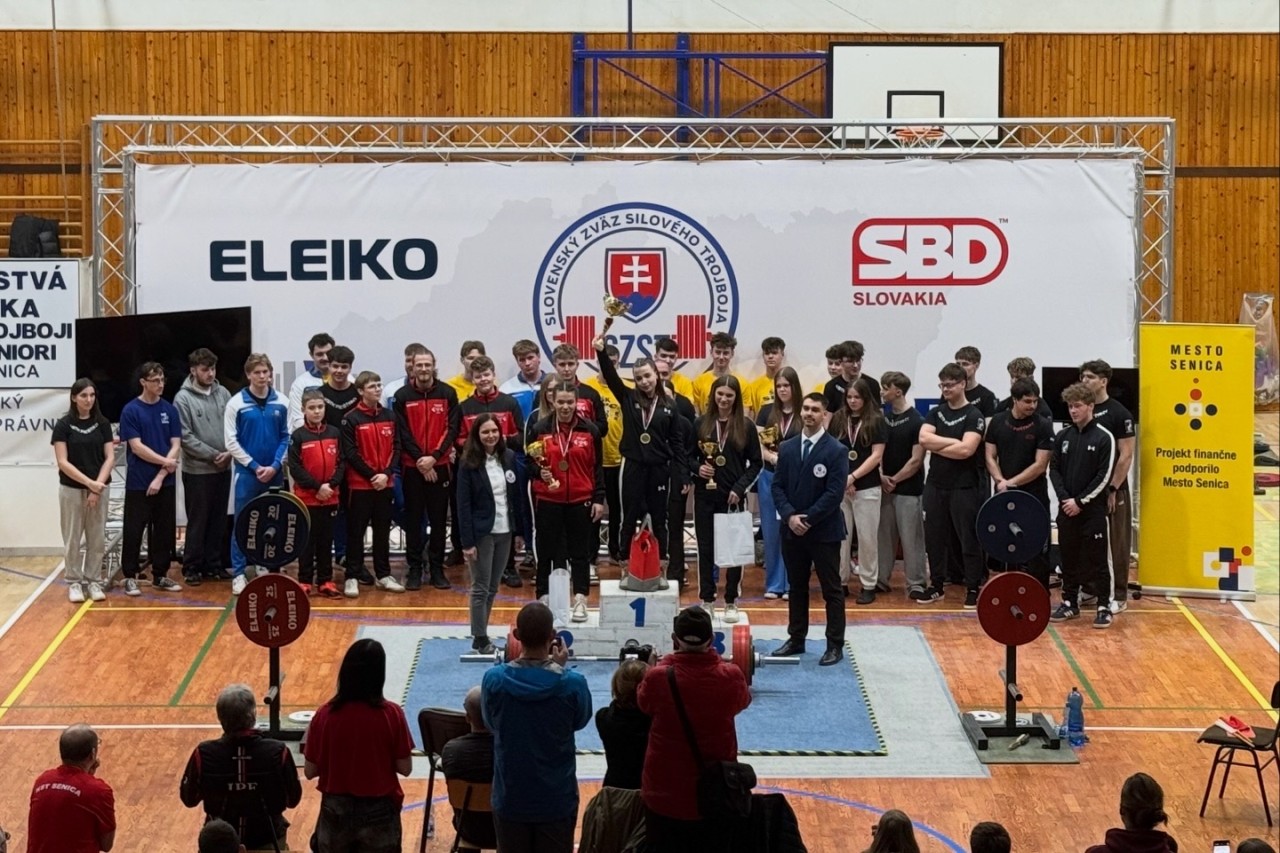 Majstrovstvá SR v silovom trojboji Senica 2026